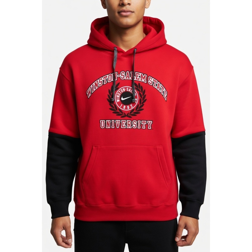 Nike On-Field Winston Salem State University Rams Red Sweatshirt Men's M OnField